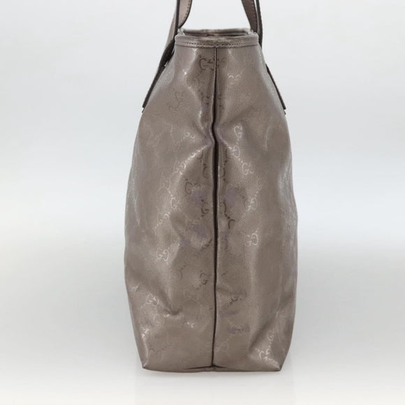 GUCCI GG Implementation Tote Bag PVC Pink Silver 211120 Auth ka3783A