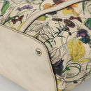 GUCCI Tote Bag PVC Ivory Gold 309613 Auth ka3786-9