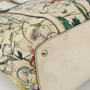 GUCCI Tote Bag PVC Ivory Gold 309613 Auth ka3786-16