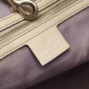 GUCCI Tote Bag PVC Ivory Gold 309613 Auth ka3786-10