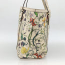 GUCCI Tote Bag PVC Ivory Gold 309613 Auth ka3786-4