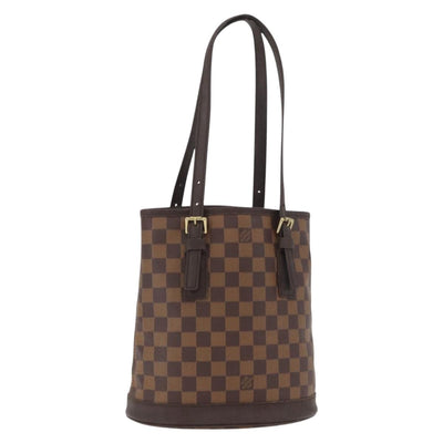 LOUIS VUITTON Damier Ebene Marais Shoulder Bag N42240 LV Auth ka3788