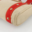 LOUIS VUITTON Antigua Cabas PM Hand Bag Red Beige M40038 LV Auth ka3789-14