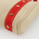 LOUIS VUITTON Antigua Cabas PM Hand Bag Red Beige M40038 LV Auth ka3789-12