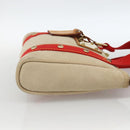 LOUIS VUITTON Antigua Cabas PM Hand Bag Red Beige M40038 LV Auth ka3789-4