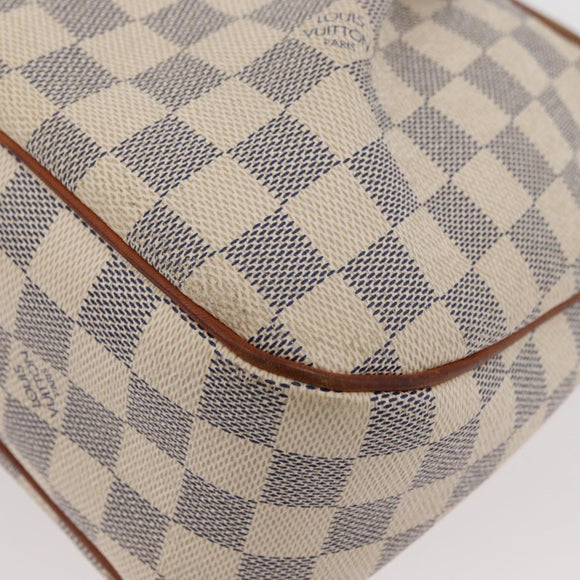 LOUIS VUITTON Damier Azur Siracusa PM Shoulder Bag N41113 LV Auth ka3790