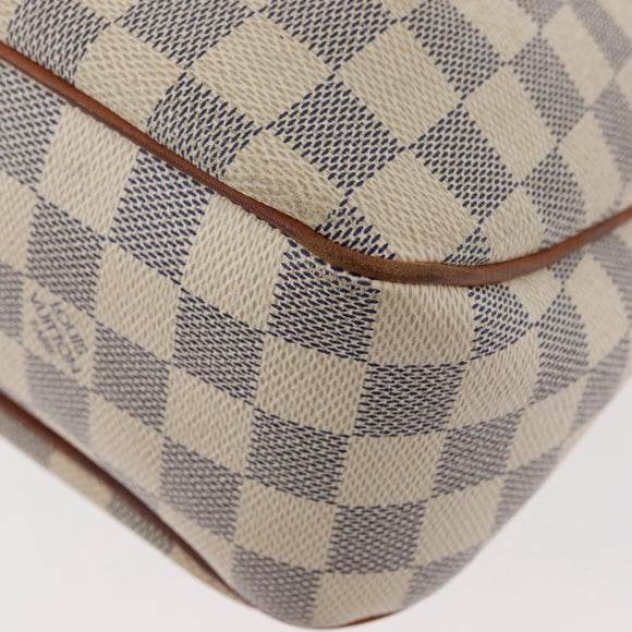 LOUIS VUITTON Damier Azur Siracusa PM Shoulder Bag N41113 LV Auth ka3790