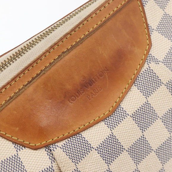LOUIS VUITTON Damier Azur Siracusa PM Shoulder Bag N41113 LV Auth ka3790