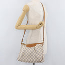 LOUIS VUITTON Damier Azur Siracusa PM Shoulder Bag N41113 LV Auth ka3790-22