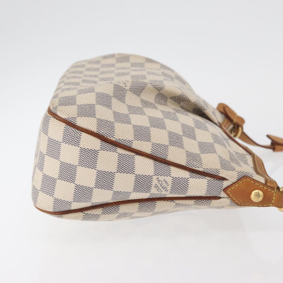 LOUIS VUITTON Damier Azur Siracusa PM Shoulder Bag N41113 LV Auth ka3790