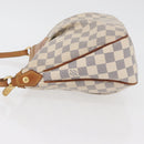 LOUIS VUITTON Damier Azur Siracusa PM Shoulder Bag N41113 LV Auth ka3790-4