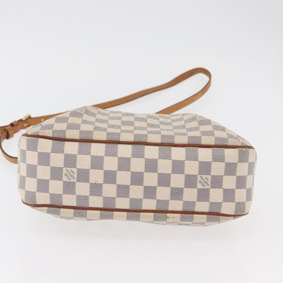 LOUIS VUITTON Damier Azur Siracusa PM Shoulder Bag N41113 LV Auth ka3790
