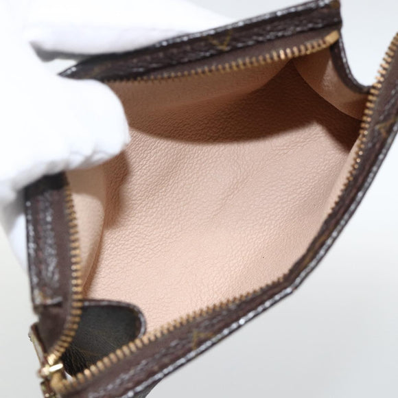 LOUIS VUITTON Monogram Poche Toilette 15 Pouch M47546 LV Auth ka3793