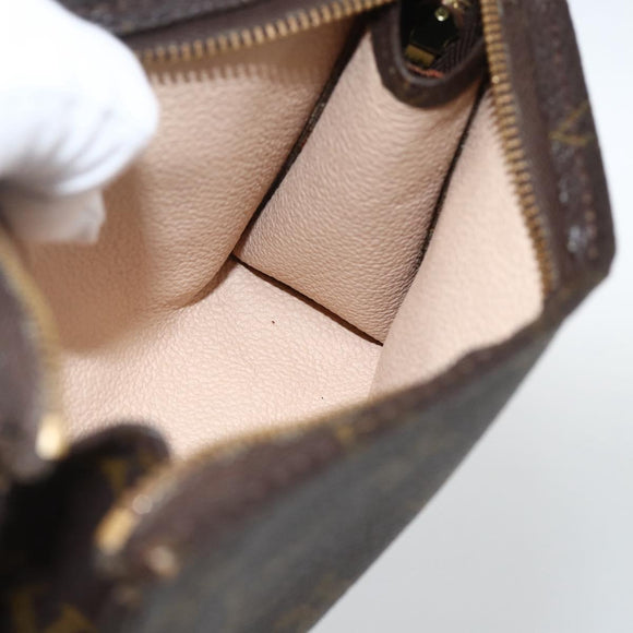 LOUIS VUITTON Monogram Poche Toilette 15 Pouch M47546 LV Auth ka3793