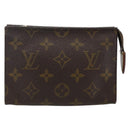LOUIS VUITTON Monogram Poche Toilette 15 Pouch M47546 LV Auth ka3793-13
