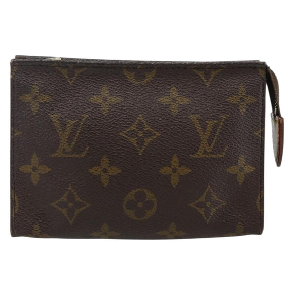 LOUIS VUITTON Monogram Poche Toilette 15 Pouch M47546 LV Auth ka3793