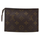 LOUIS VUITTON Monogram Poche Toilette 15 Pouch M47546 LV Auth ka3793-2