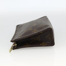 LOUIS VUITTON Monogram Poche Toilette 15 Pouch M47546 LV Auth ka3793-3
