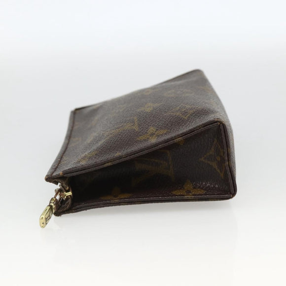 LOUIS VUITTON Monogram Poche Toilette 15 Pouch M47546 LV Auth ka3793