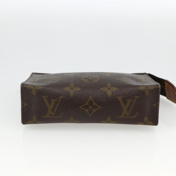 LOUIS VUITTON Monogram Poche Toilette 15 Pouch M47546 LV Auth ka3793