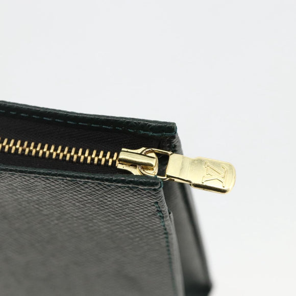 LOUIS VUITTON Taiga Poche Toilette 26 Pouch Epicea LV Auth ka3795