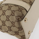 GUCCI Abbey GG Canvas Handtas Beige Goud 141471 Auth ka3796-15