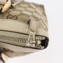 GUCCI Abbey GG Canvas Handtas Beige Goud 141471 Auth ka3796-10