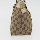 GUCCI Abbey GG Canvas Handtas Beige Goud 141471 Auth ka3796-3