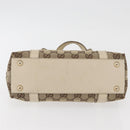 GUCCI Abbey GG Canvas Handtas Beige Goud 141471 Auth ka3796-5