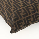 FENDI Zucca Canvas Tote Bag Black Brown Auth ka3797A-16