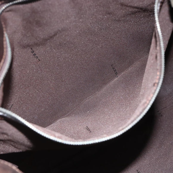 FENDI Zucca Canvas Tote Bag Black Brown Auth ka3797A