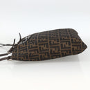 FENDI Zucca Canvas Tote Bag Black Brown Auth ka3797A-3