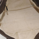 GUCCI GG Canvas Bamboo Tote Bag Black Gold 353125 Auth ka3798-11