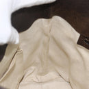 GUCCI GG Canvas Bamboo Tote Bag Black Gold 353125 Auth ka3798-18