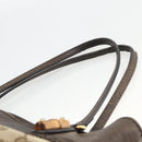 GUCCI GG Canvas Bamboo Tote Bag Black Gold 353125 Auth ka3798-8