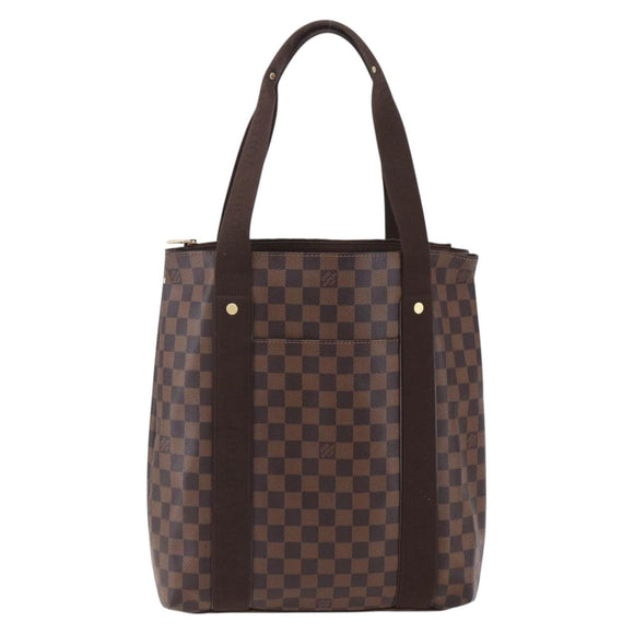 LOUIS VUITTON Damier Ebene Cabas Bobur Tote Bag N52006 LV Auth ka380