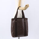 LOUIS VUITTON Damier Ebene Cabas Bobur Tote Bag N52006 LV Auth ka380-23