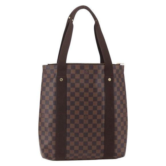 LOUIS VUITTON Damier Ebene Cabas Bobur Tote Bag N52006 LV Auth ka380