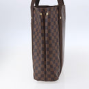 LOUIS VUITTON Damier Ebene Cabas Bobur Tote Bag N52006 LV Auth ka380-4