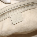 GUCCI GG Canvas Web Sherry Line Hand Bag 2way Beige Red 257349 Auth ka3801-19