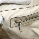 GUCCI GG Canvas Web Sherry Line Hand Bag 2way Beige Red 257349 Auth ka3801-22