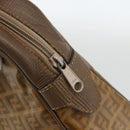FENDI Zucchino Canvas Hand Bag Beige Auth ka3802-17