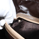 FENDI Zucchino Canvas Hand Bag Beige Auth ka3802-12