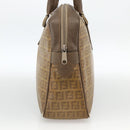 FENDI Zucchino Canvas Hand Bag Beige Auth ka3802-3