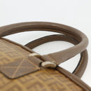 FENDI Zucchino Canvas Hand Bag Beige Auth ka3802-8