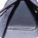 Christian Dior Trotter Canvas Hand Bag Black Gold Auth ka3805-18