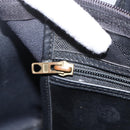 Christian Dior Trotter Canvas Hand Bag Black Gold Auth ka3805-19