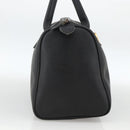 Christian Dior Trotter Canvas Hand Bag Black Gold Auth ka3805-3