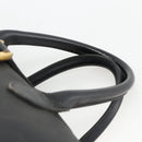 Christian Dior Trotter Canvas Hand Bag Black Gold Auth ka3805-8