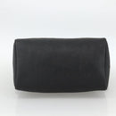 Christian Dior Trotter Canvas Hand Bag Black Gold Auth ka3805-5